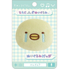 Japan San-X Plush Badge - Sumikko Gurashi : Penguin? Crying Tear