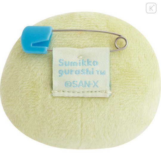Japan San-X Plush Badge - Sumikko Gurashi : Penguin? Crying Tear - 3