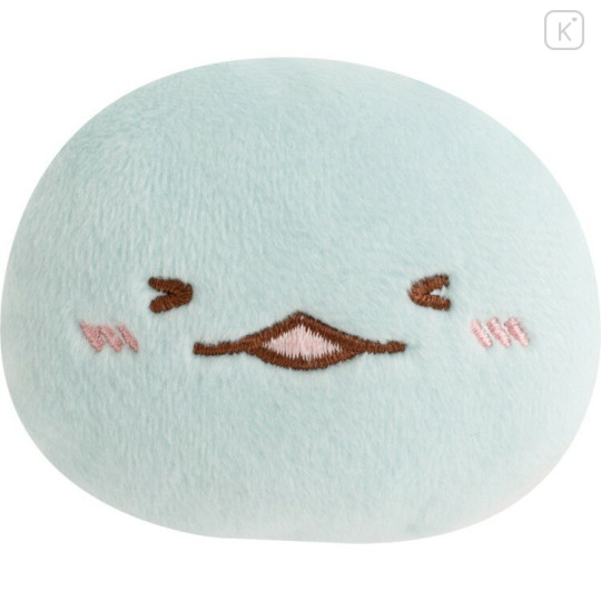 Japan San-X Plush Badge - Sumikko Gurashi : Tokage Shy Happy - 2