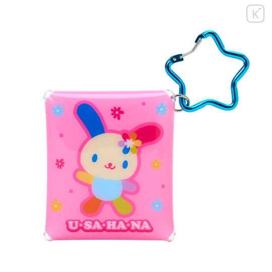 Japan Sanrio Star-shaped Carabiner Clear Multi Case - Usahana - 1