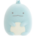 Japan San-X Flocked Keychain - Sumikko Gurashi : Raccoon Tanuki Round Restaurant Tokage - 2