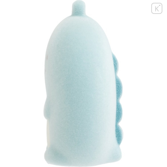 Japan San-X Flocked Keychain - Sumikko Gurashi : Raccoon Tanuki Round Restaurant Tokage - 3