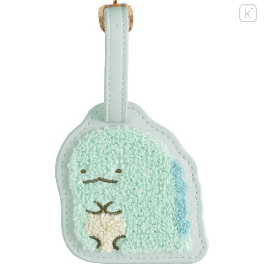 Japan San-X Embroidery Luggage Tag - Sumikko Gurashi : Tokage - 1