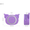 Japan Sanrio MagSafe Silicone Pouch - Kuromi - 2
