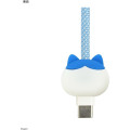 Japan Chiikawa PD60W USB Type-C Mascot Magnetic Cable - Hachiware - 2