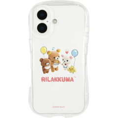 Japan San-X Crystal Clear iPhone 17 Case - Rilakkuma : Stuffed Toy