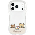 Japan San-X Crystal Clear iPhone 17 Pro Case - Chairoikoguma & Rilakkuma : Cake - 1