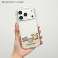Japan San-X Crystal Clear iPhone 17 Pro Case - Chairoikoguma & Rilakkuma : Cake - 6