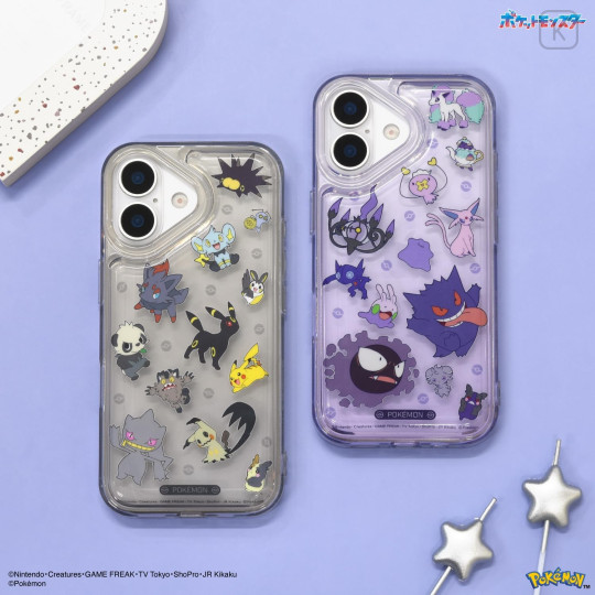 Japan Pokemon IIIIfit Clear iPhone 17 Case - Pocket Monster : Purple - 5