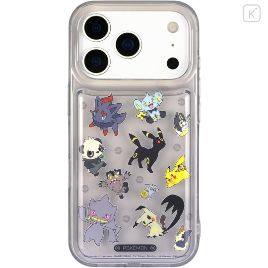 Japan Pokemon IIIIfit Clear iPhone 17 Pro Case - Pocket Monster : Black - 1