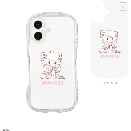 Japan Mikko Illustrations Crystal Clear iPhone 17 Case - Mousse - 2