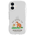 Japan Curious George Crystal Clear iPhone 17 Case - Butterfly - 1