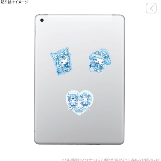 Japan Sanrio Mobile Sticker Pack - Kuromi & My Melody : Dolly Mix - 4