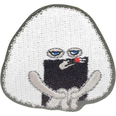 Japan Bread Thief Embroidered Mobile Sticker - Onigiri Boy