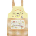 Japan Sanrio Children's Apron - Pompompurin : Gingham Fun With Friends H130cm - 1