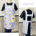 Japan Sanrio Children's Apron - Pompompurin : Gingham Fun With Friends H130cm - 3