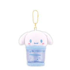 Japan Sanrio Clear Accessory Case Keychain - Cinnamoroll : Face
