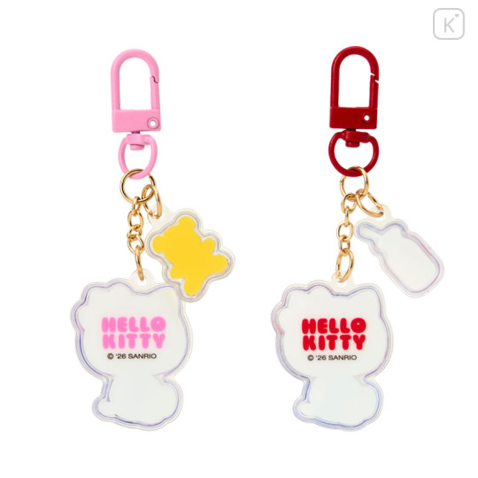 Japan Sanrio Original Keychain Set - Hello Kitty : Smiley Duos - 2