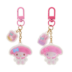 Japan Sanrio Original Keychain Set - My Melody : Smiley Duos