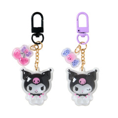 Japan Sanrio Original Keychain Set - Kuromi : Smiley Duos