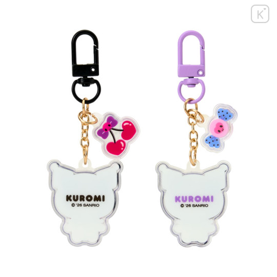 Japan Sanrio Original Keychain Set - Kuromi : Smiley Duos - 2