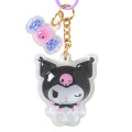 Japan Sanrio Original Keychain Set - Kuromi : Smiley Duos - 5