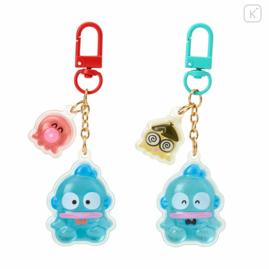 Japan Sanrio Original Keychain Set - Hangyodon : Smiley Duos - 1