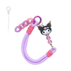 Japan Sanrio Original Rope Hand Strap - Kuromi