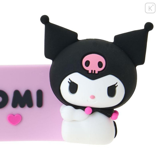 Japan Sanrio Original Cord Holder - Kuromi - 4