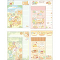 Japan San-X Letter Envelope Set - Sumikko Gurashi : Raccoon Tanuki Round Restaurant - 2
