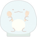 Japan San-X Sticky Notes with Squishy Cover - Sumikko Gurashi : Raccoon Tanuki Round Restaurant Tokage - 2