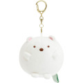 Japan San-X Hanging Plush - Sumikko Gurashi : Raccoon Tanuki Round Restaurant Round Shirokuma - 1