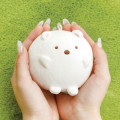 Japan San-X Hanging Plush - Sumikko Gurashi : Raccoon Tanuki Round Restaurant Round Shirokuma - 3