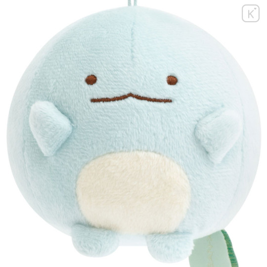 Japan San-X Hanging Plush - Sumikko Gurashi : Raccoon Tanuki Round Restaurant Round Tokage - 2