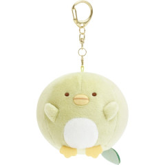 Japan San-X Hanging Plush - Sumikko Gurashi : Raccoon Tanuki Round Restaurant Round Penguin?