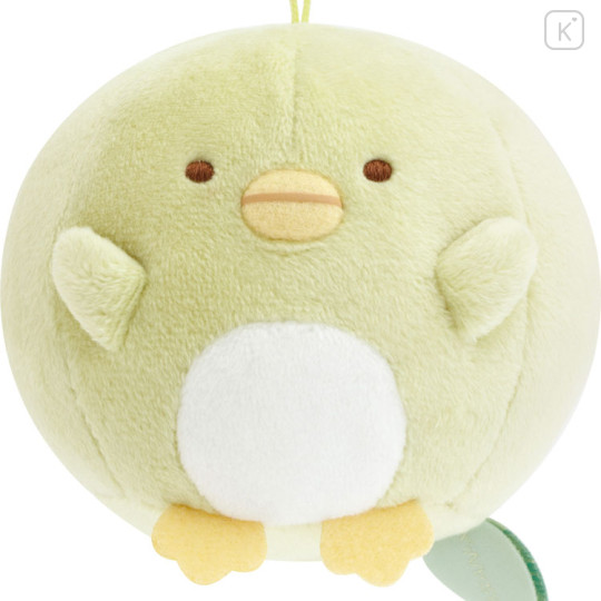 Japan San-X Hanging Plush - Sumikko Gurashi : Raccoon Tanuki Round Restaurant Round Penguin? - 2