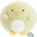 Japan San-X Hanging Plush - Sumikko Gurashi : Raccoon Tanuki Round Restaurant Round Penguin? - 2