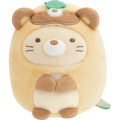 Japan San-X Collectible Plush - Sumikko Gurashi : Raccoon Tanuki Round Restaurant Neko - 1