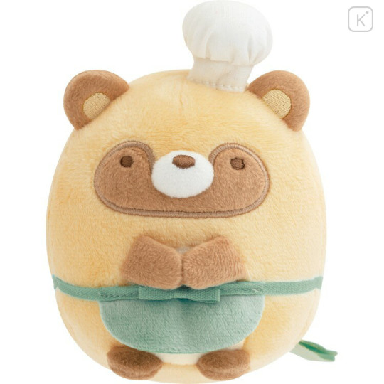 Japan San-X Collectible Plush - Sumikko Gurashi : Raccoon Tanuki Round Restaurant - 1