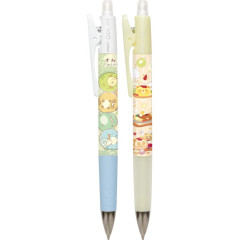 Japan San-X Opt. Mechanical Pencil Set - Sumikko Gurashi : Raccoon Tanuki Round Restaurant