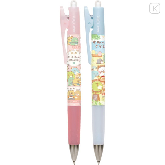 Japan San-X Opt. Ballpoint Pen Set - Sumikko Gurashi : Raccoon Tanuki Round Restaurant - 1
