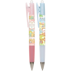 Japan San-X Opt. Ballpoint Pen Set - Sumikko Gurashi : Raccoon Tanuki Round Restaurant