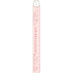 Japan San-X Mascot Ruler 17cm - Sumikko Gurashi : Shirokuma Pink