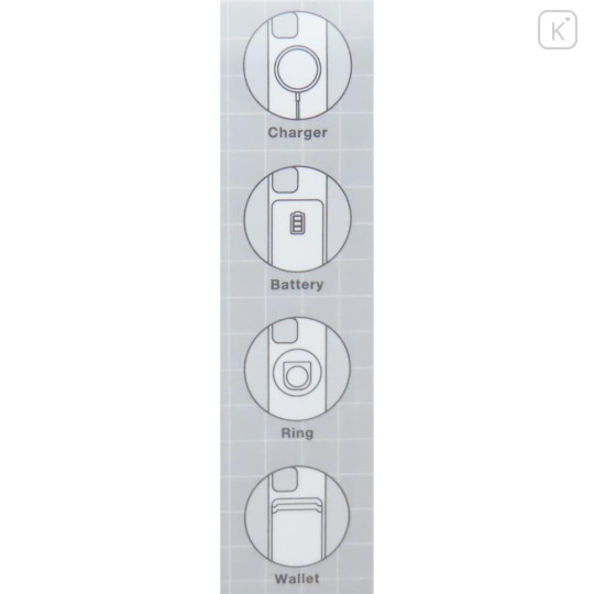 Japan Pokemon MagSafe Metal Sticker - Ditto : Relax - 2