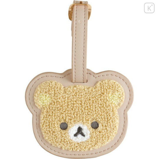 Japan San-X Embroidery Luggage Tag - Rilakkuma - 1