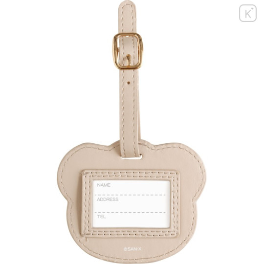 Japan San-X Embroidery Luggage Tag - Rilakkuma - 2
