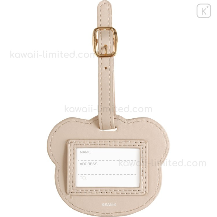 Japan San-X Embroidery Luggage Tag - Rilakkuma | Kawaii Limited