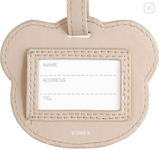 Japan San-X Embroidery Luggage Tag - Rilakkuma - 4