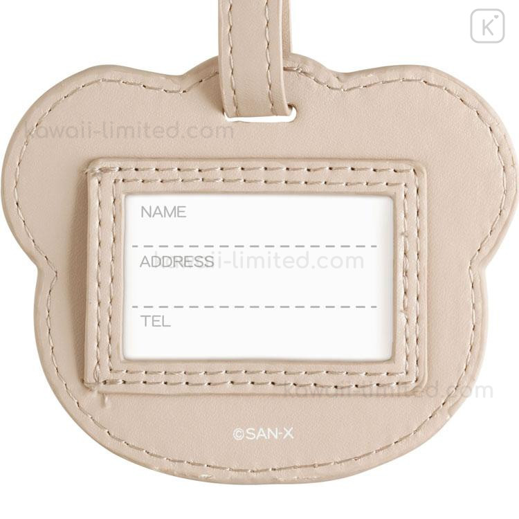 Japan San-X Embroidery Luggage Tag - Rilakkuma | Kawaii Limited