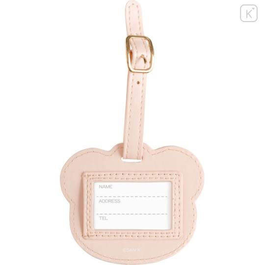 Japan San-X Embroidery Luggage Tag - Korilakkuma - 2